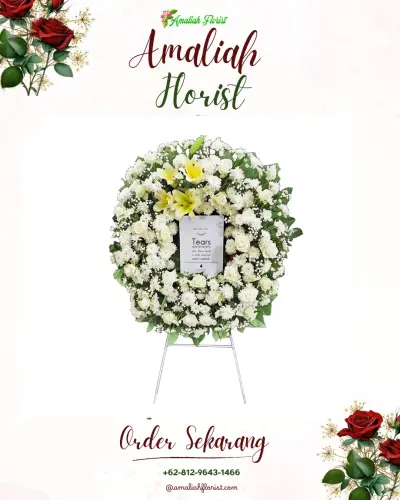 Krans Bunga Duka Cita di Moodu